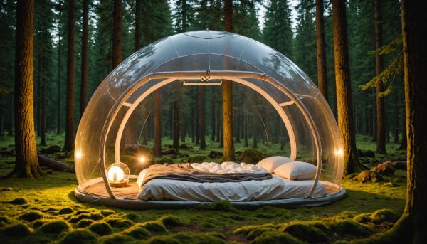 Comment dormir dans une bulle de camping pour une expérience unique