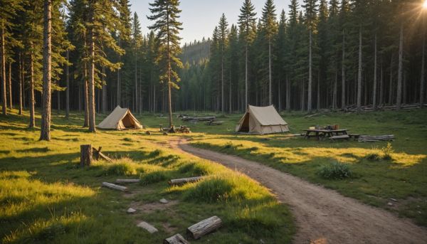 Location emplacement nu camping traditionnel