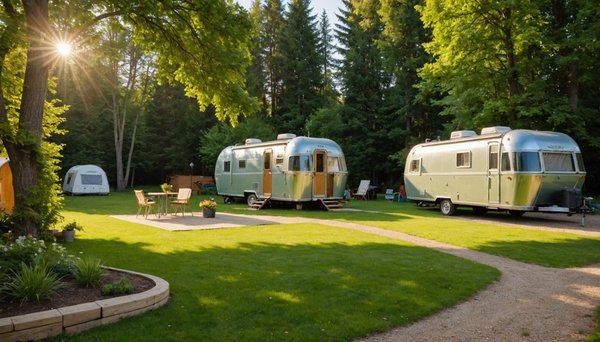 Les formules d'hébergement en camping : location de tente ou de caravane, mobil-home et hébergement insolite