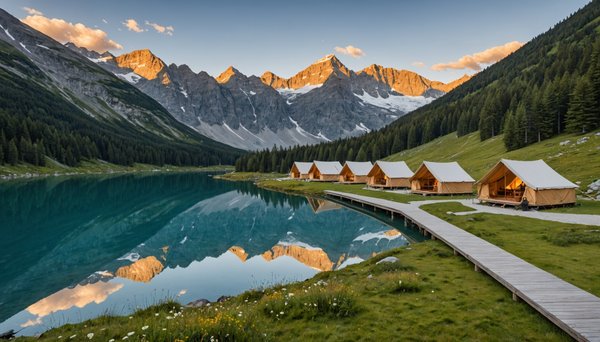 Les meilleurs campings 5 étoiles des Alpes