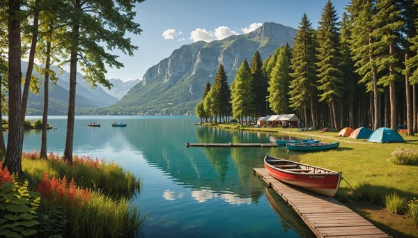 Les 5 meilleurs campings près du lac d'Annecy