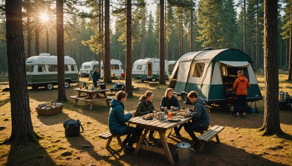 Tout savoir sur la formule demi-pension en camping