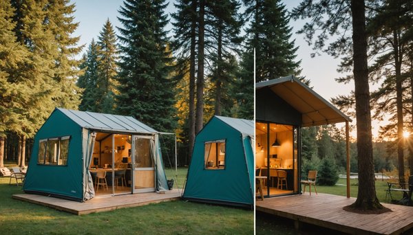 Top 3 différences entre les locations de camping et les hôtels à Angers