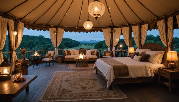 Camping de luxe : les destinations les plus exclusives de France